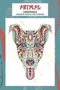Zendoodle Coloring Pencils and Markers - Animal