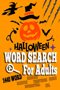 Halloween Word Search For Adults