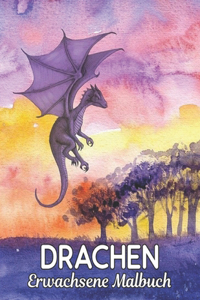 Erwachsene Malbuch Drachen