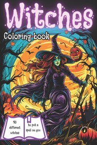 Witches Coloring Book