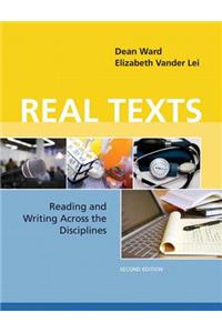 Real Texts: Reading and Writing Across the Disciplines Plus Mylab Writing -- Access Card Package