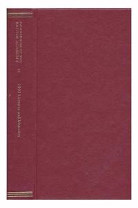 Proceedings of the British Academy LXXXIV, 1993