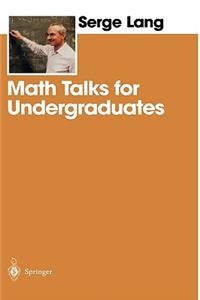 Math Talks for Undergraduates