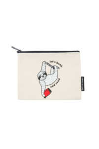 Book Sloth: Let's Hang and Read Pouch