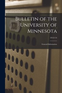 Bulletin of the University of Minnesota
