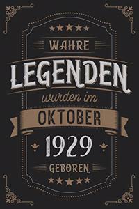 Wahre Legenden wurden im Oktober 1929 geboren