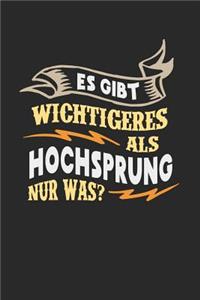 Es gibt wichtigeres als Hochsprung nur was?