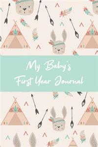 My Baby's First Year Journal