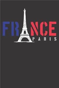 Paris Eiffel Tower France Gift Notebook