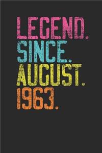 Legend Since August 1963