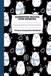 Handwriting Practice Paper Notebook Primary Composition Notebook