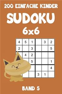 200 Einfache Kinder Sudoku 6x6 Band 5