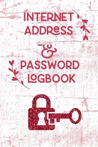 Internet Address & Password Logbook