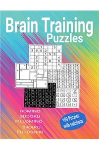 Brain Training Puzzles - Domino, Sudoku, Fillomino, Sikaku, Futoshiki