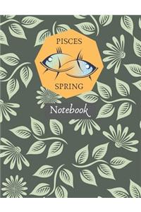 Pisces Spring Notebook