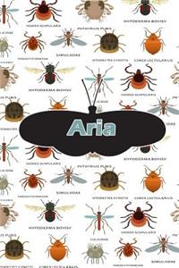 Aria: Bug Insect Weekly Planer Book Notebook Journal Book 120 Pages 6x9