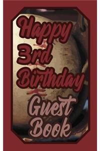 Happy 3rd Birthday Guest Book
