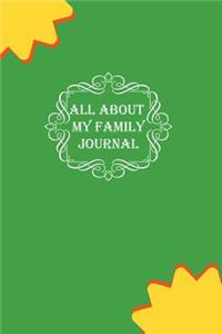 All about My Family Journal