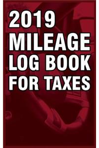 2019 Mileage Log Book for Taxes