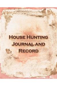 House Hunting Journal & Record