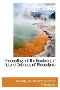 Proceedings of the Academy of Natural Sciences of Philadelphia