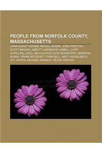 People from Norfolk County, Massachusetts