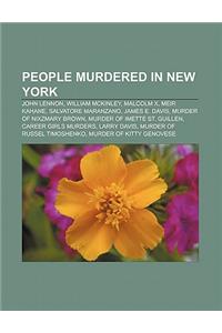 People Murdered in New York