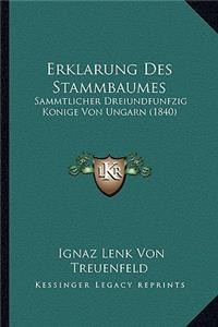 Erklarung Des Stammbaumes