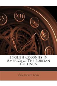 English Colonies in America ...