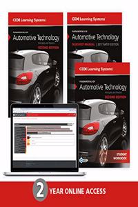 Fundamentals of Automotive Technology, 2nd Edition / Student Workbook / Tasksheet Manual / 2 Year Access Fundamentals of Automotive Technology Online