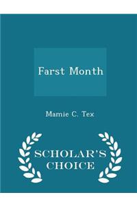 Farst Month - Scholar's Choice Edition