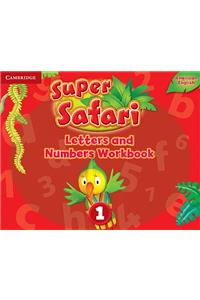 Super Safari American English Level 1 Letters and Numbers Workbook