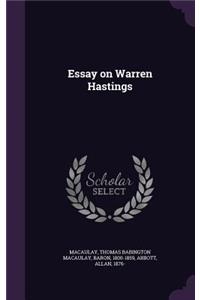 Essay on Warren Hastings