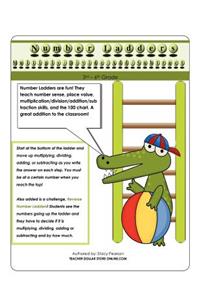 Number Ladders (add/subtract/multiply/divide)