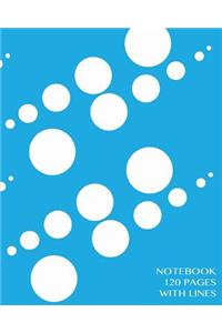 Notebook not Ebook - ruled notebook, 120 pages with lines