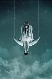 Woman Swinging on the Moon Art Journal