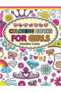 Coloring Book for Girls Doodle Cutes