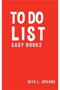 To Do List Easy Book2