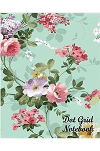 Dot Grid Notebook Flower Wallpaper No.5