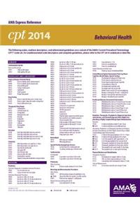 CPT 2014 Express Reference Coding Card Cardiology