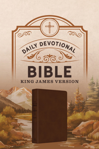 Daily Devotional Bible KJV [Hickory Cross]