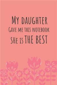 My daughter gave me this notebook