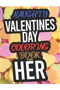 Naughty Valentines Day Coloring Book For Her