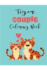 Tiger Couple Coloring Book