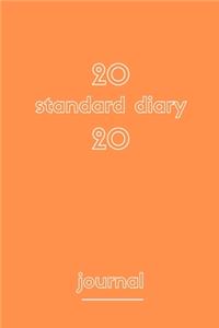 2020 standard diary journal