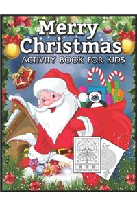 Merry Christmas Activity Book for Kids