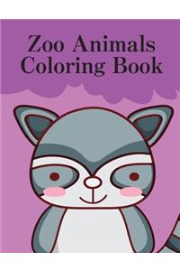 Zoo Animals Coloring Book