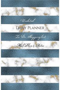 Undated Daily Planner