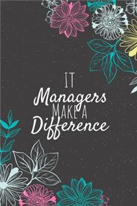 IT Managers Make A Difference
