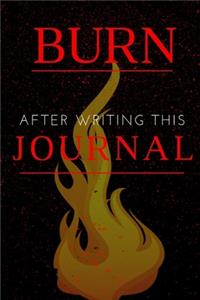 Burn After Writing this journal